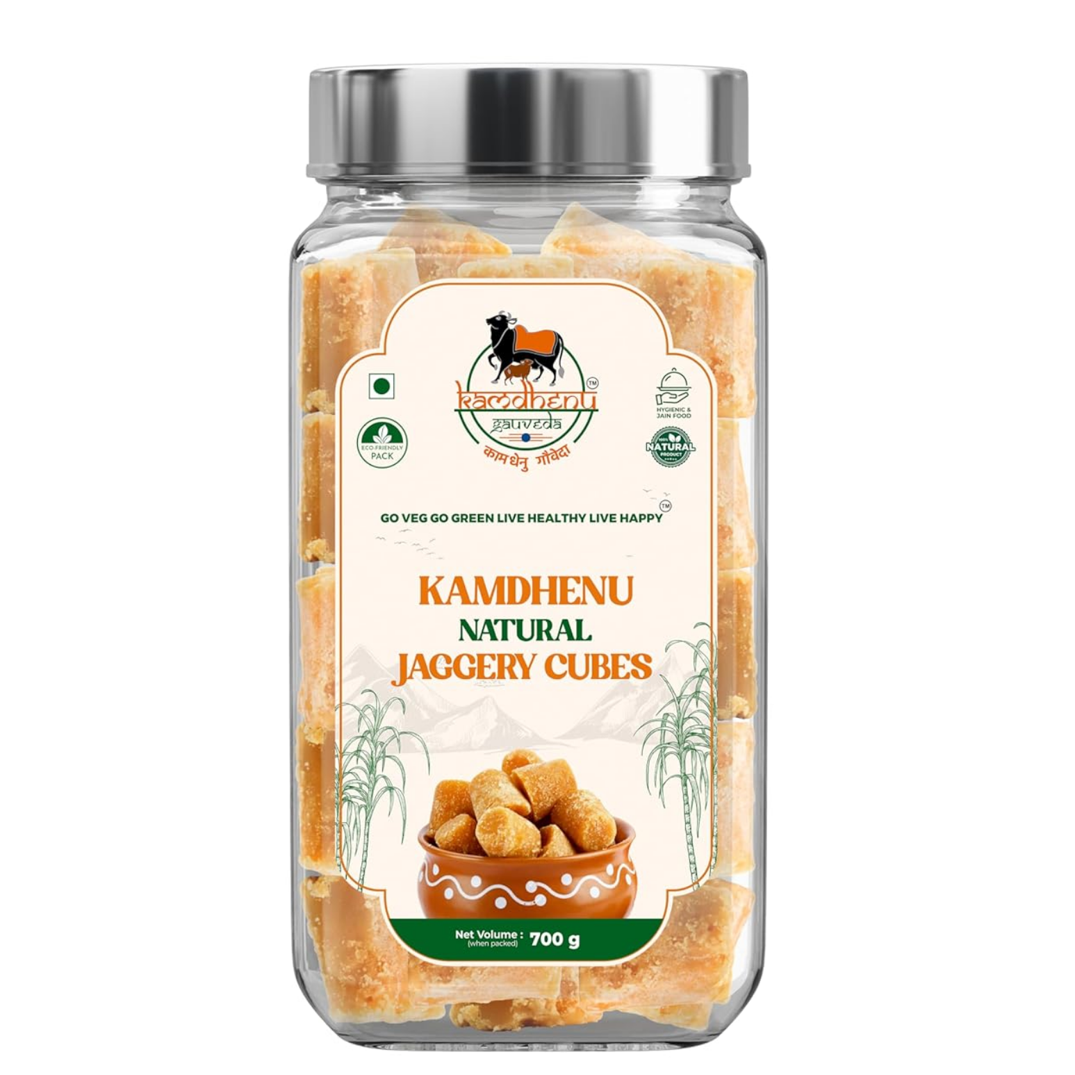 29 Natural Jaggery Cubes - Image 1
