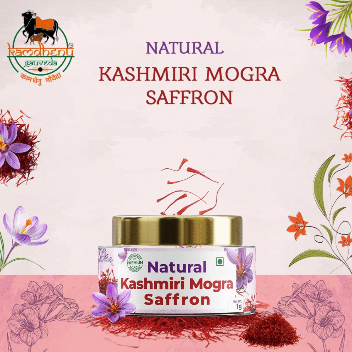 Kashmiri Saffron (kesar) - Image 3