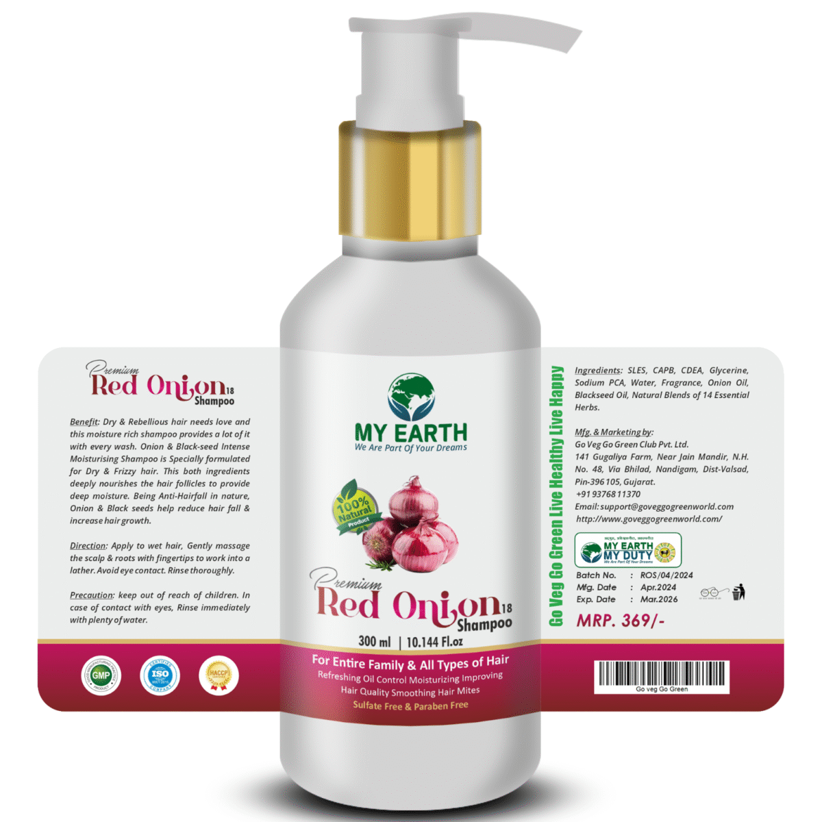 Onion 18 Hair Shampoo - Image 2