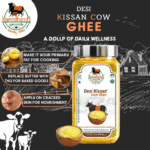 A2 Desi Kissan Cow Ghee – Pure Desi Ghee 1kg - Image 4