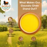 A2 Gaushala Gir Cow Ghee – Pure Bilona Desi Ghee 1kg - Image 5