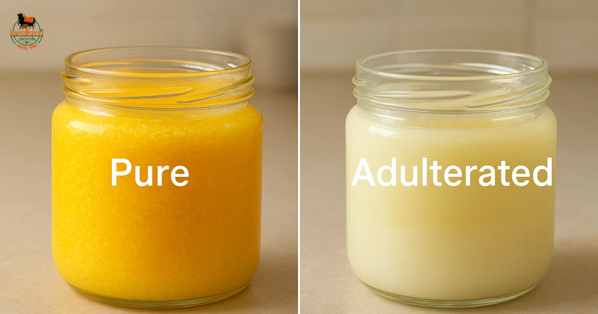 ghee adulternation