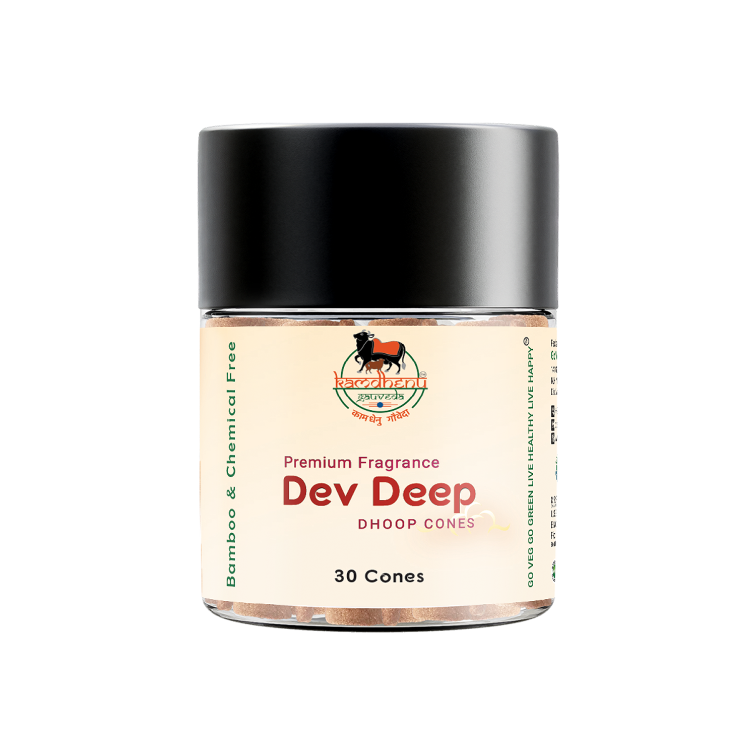 Fragrance Dev Deep Dhoop Cone 30nos Fragrance Dev Deep Dhoop Cone 30nos